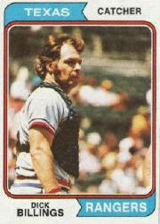 1974 Topps Baseball Cards      466     Dick Billings